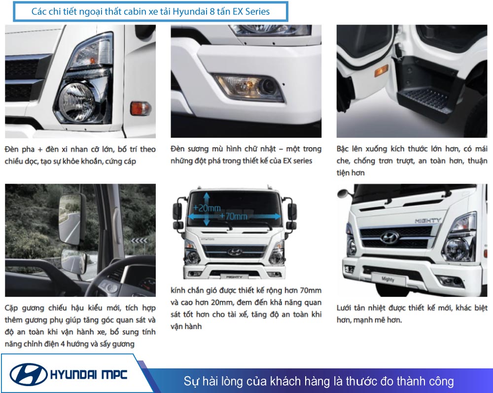 Giá bán xe tải 8 tấn (8t) thùng dài Hyundai bao nhiêu?